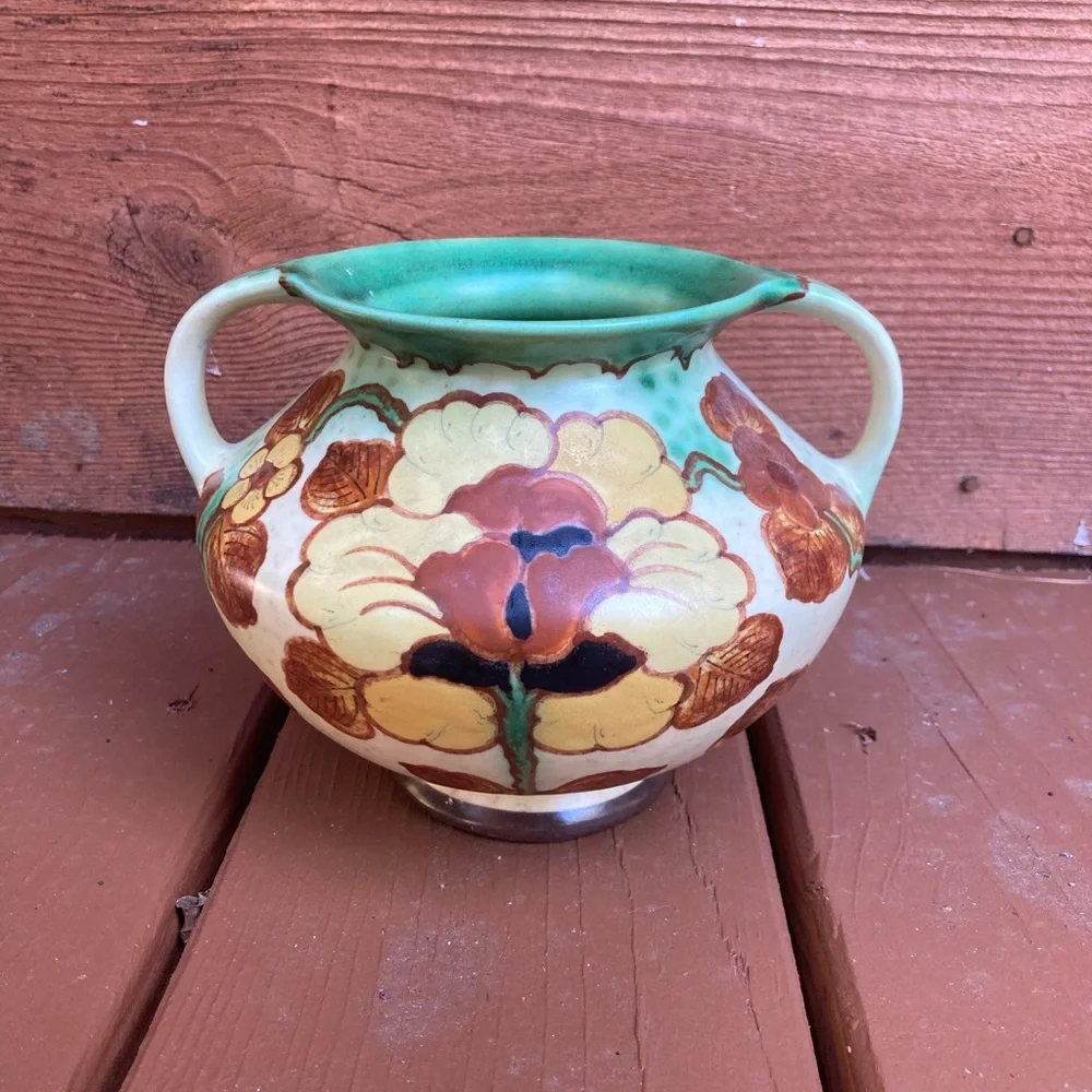 Dutch Antique Short Vase - Picture 2 of 10